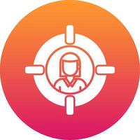 Target Icon Design Symbol vector
