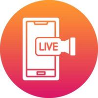 Streaming Icon Design Symbol vector