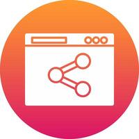 Share Icon Design Symbol vector