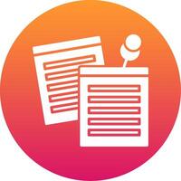 Sticky Notes Icon Design Symbol vector