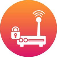 Router Icon Design Symbol vector