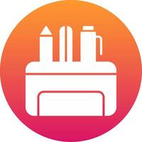 Pencil Case Icon Design Symbol vector