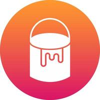 Paint Bucket Icon Design Symbol vector