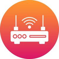 Router Icon Design Symbol vector