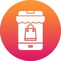 Online Shop Icon Design Symbol vector