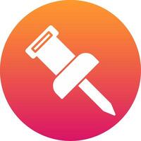 Push Pin Icon Design Symbol vector