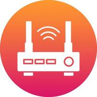 Router Icon Design Symbol vector