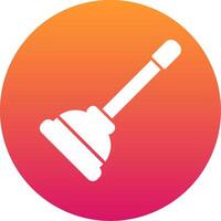 Plunger Icon Design Symbol vector