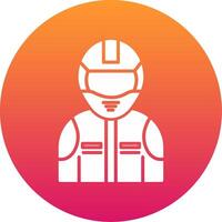 Racer Icon Design Symbol vector