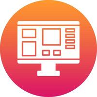 Mood Board Icon Design Symbol vector