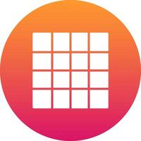 Grid Icon Design Symbol vector