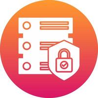 Database Icon Design Symbol vector