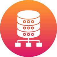 Database Icon Design Symbol vector