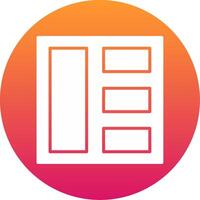 Grid Icon Design Symbol vector