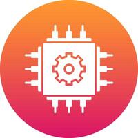 Cpu Icon Design Symbol vector