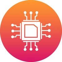 Cpu Icon Design Symbol vector