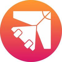 Glider Icon Design Symbol vector
