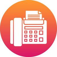 Fax Icon Design Symbol vector