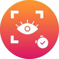 Eye Recognition Icon Design Symbol vector