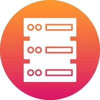 Database Icon Design Symbol vector
