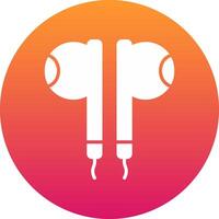 Earbuds Icon Design Symbol vector