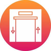 Elevator Icon Design Symbol vector
