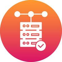 Database Icon Design Symbol vector