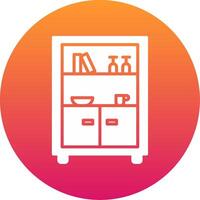 Display Case Icon Design Symbol vector