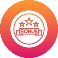 Bonus Icon Design Symbol vector