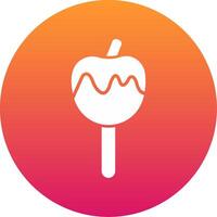 Caramelized Apple Icon Design Symbol vector
