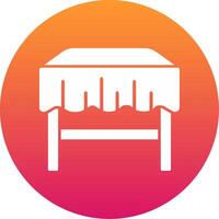 Dining Table Icon Design Symbol vector