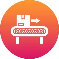 Conveyor Icon Design Symbol vector