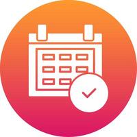 Calendar Icon Design Symbol vector