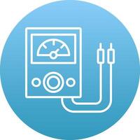 Voltmeter Icon Design Symbol vector