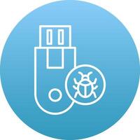 Usb Icon Design Symbol vector