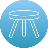 Stool Icon Design Symbol vector