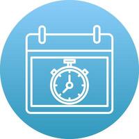 Timer Icon Design Symbol vector