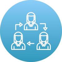 Team Work Icon Design Symbol vector