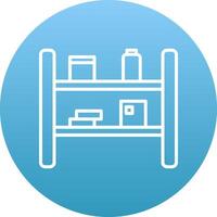 Shelves Icon Design Symbol vector