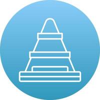 Traffic Cone Icon Design Symbol vector