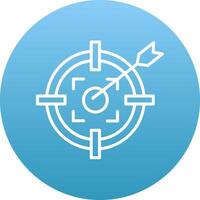 Target Icon Design Symbol vector