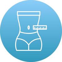Waist Icon Design Symbol vector