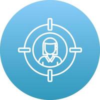 Target Icon Design Symbol vector