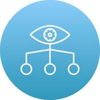Supervision Icon Design Symbol vector