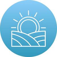 Sunrise Icon Design Symbol vector
