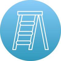 Step Ladder Icon Design Symbol vector