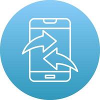 Send Data Icon Design Symbol vector