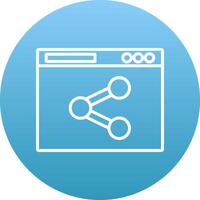 Share Icon Design Symbol vector