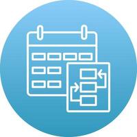 Plan Icon Design Symbol vector