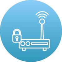 Router Icon Design Symbol vector